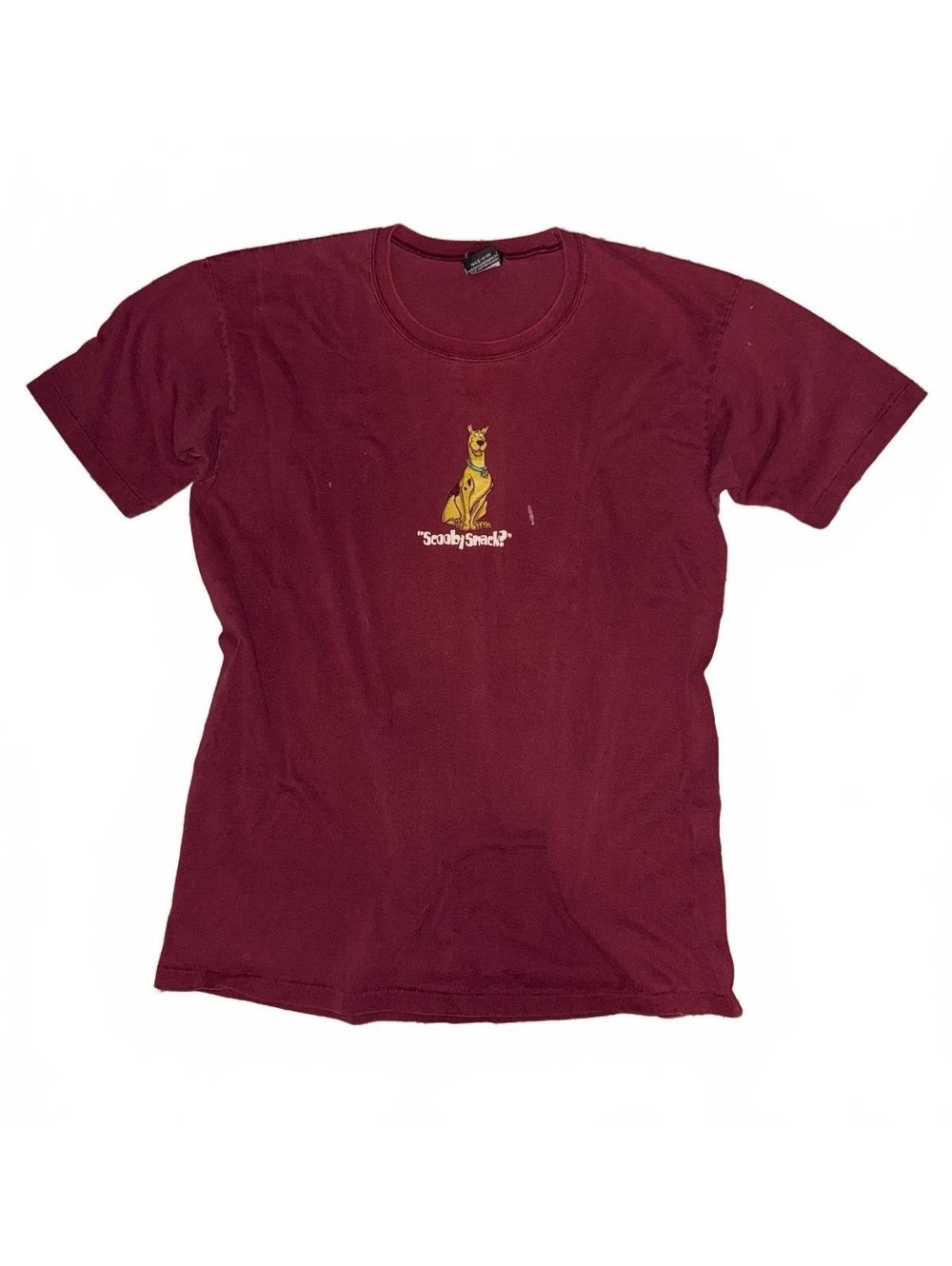 Vintage Warner Bros Studio Store Scooby-Doo “Scooby Snack?” Burgundy T-Shirt